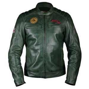 Frank Thomas Café Racer 82 Mens Jacket Green