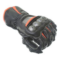 Full Metal 6 Gloves Black Fluo Red