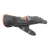 Dainese Full Metal 6 Black Fluo Red Motorcycle Gloves Thumb side                                                                                                                                                                                               
