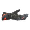 Dainese Full Metal 6 Black Fluo Red Motorcycle Gloves Little finger side                                                                                                                                                                                       