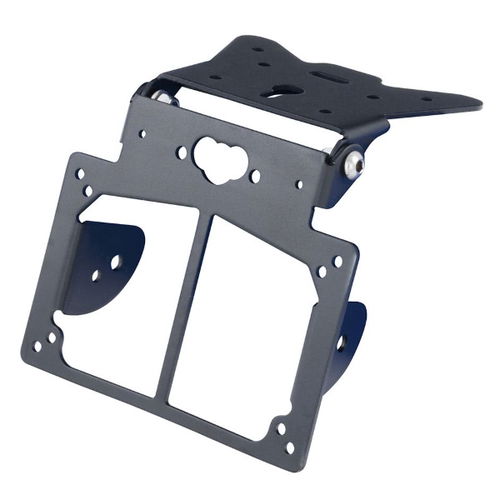 Universal Number Plate Bracket Black