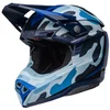 Bell Bell Moto 10 Spherical Mechant Helmet Blue - Thumbnail 1