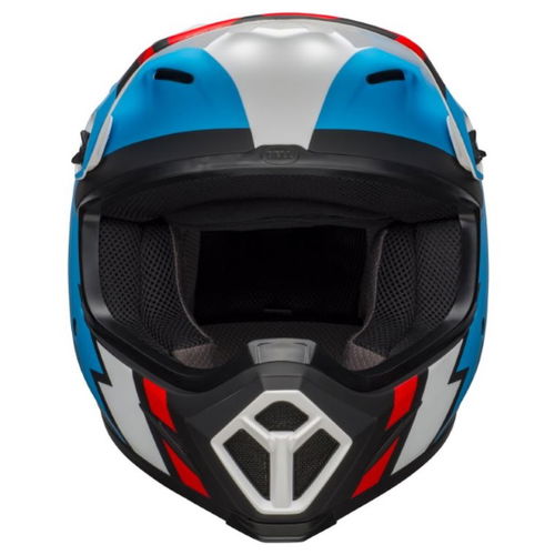 Bell MX-9 Mips Strike Helmet Matt Black Blue White Size: S