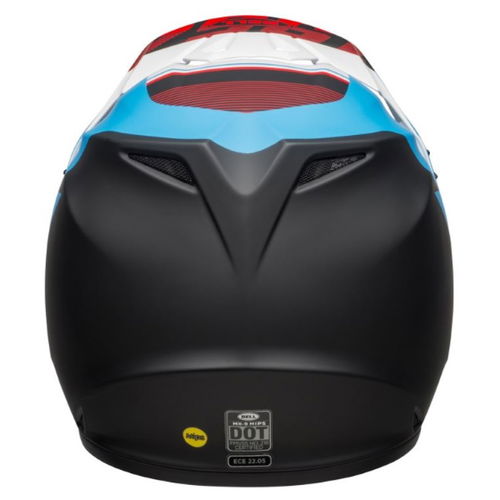 Bell MX-9 Mips Strike Helmet Matt Black Blue White Size: S