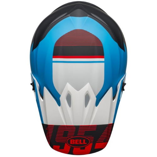Bell MX-9 Mips Strike Helmet Matt Black Blue White Size: S