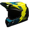 Bell Bell MX-9 Mips Strike Helmet Matt Blue Yellow - Thumbnail 1