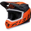 Bell Bell MX-9 Mips Disrupt Helmet Black Orange - Thumbnail 1