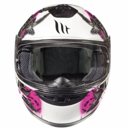 MT Thunder Breeze Kids Helmet White Pink Size: S