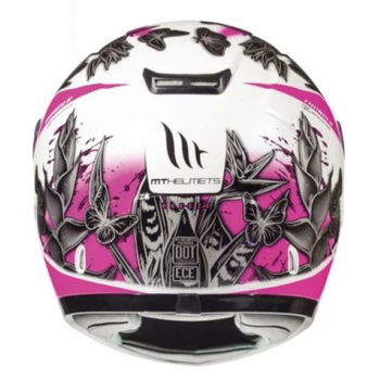 MT Thunder Breeze Kids Helmet White Pink Size: S