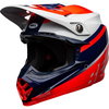 Bell Bell Moto 9 MIPS Prophecy Helmet Red Navy Grey - Thumbnail 1