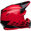 Bell Bell Moto 9 MIPS Helmet Louver Gloss Black Red - Thumbnail 7