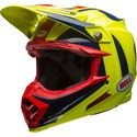 Moto 9 Flex Vice Helmet Blue Yellow