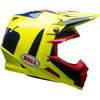 Bell Bell Moto 9 Flex Vice Helmet Blue Yellow - Thumbnail 8