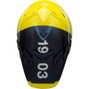 Bell Bell Moto 9 Flex Husqvarna Gotland Helmet Matt Blue Hi Viz - Thumbnail 4