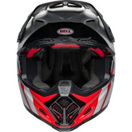 Moto-9S Flex Hello Cousteau Stripes Helmet Red