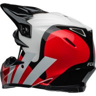 Moto-9S Flex Hello Cousteau Stripes Helmet Red