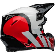 Moto-9S Flex Hello Cousteau Stripes Helmet Red