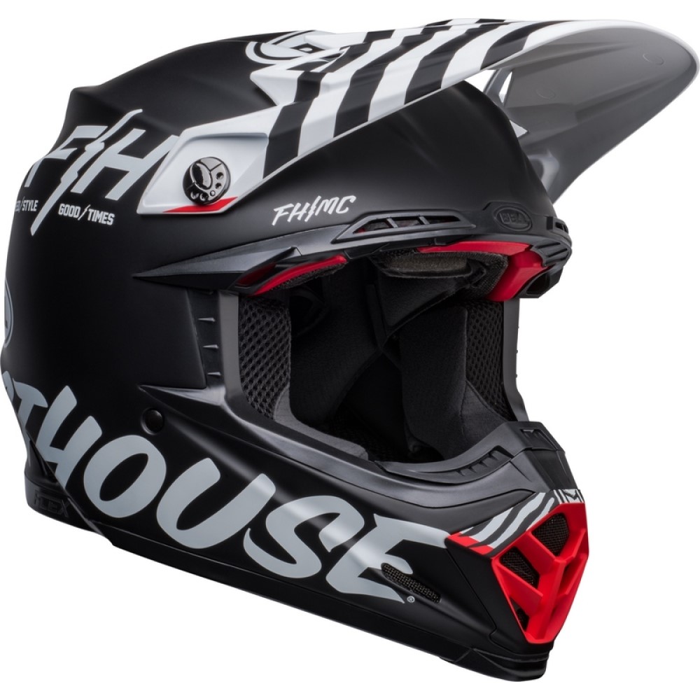 Bell Bell Moto 9S Flex Fasthouse Helmet Crew Matt Black - Thumbnail 3