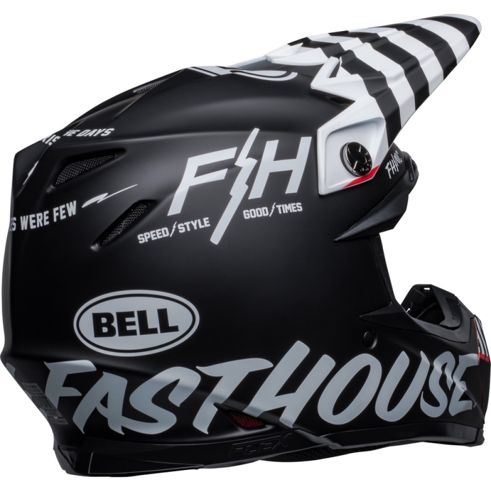 Bell Bell Moto 9S Flex Fasthouse Helmet Crew Matt Black - Thumbnail 5