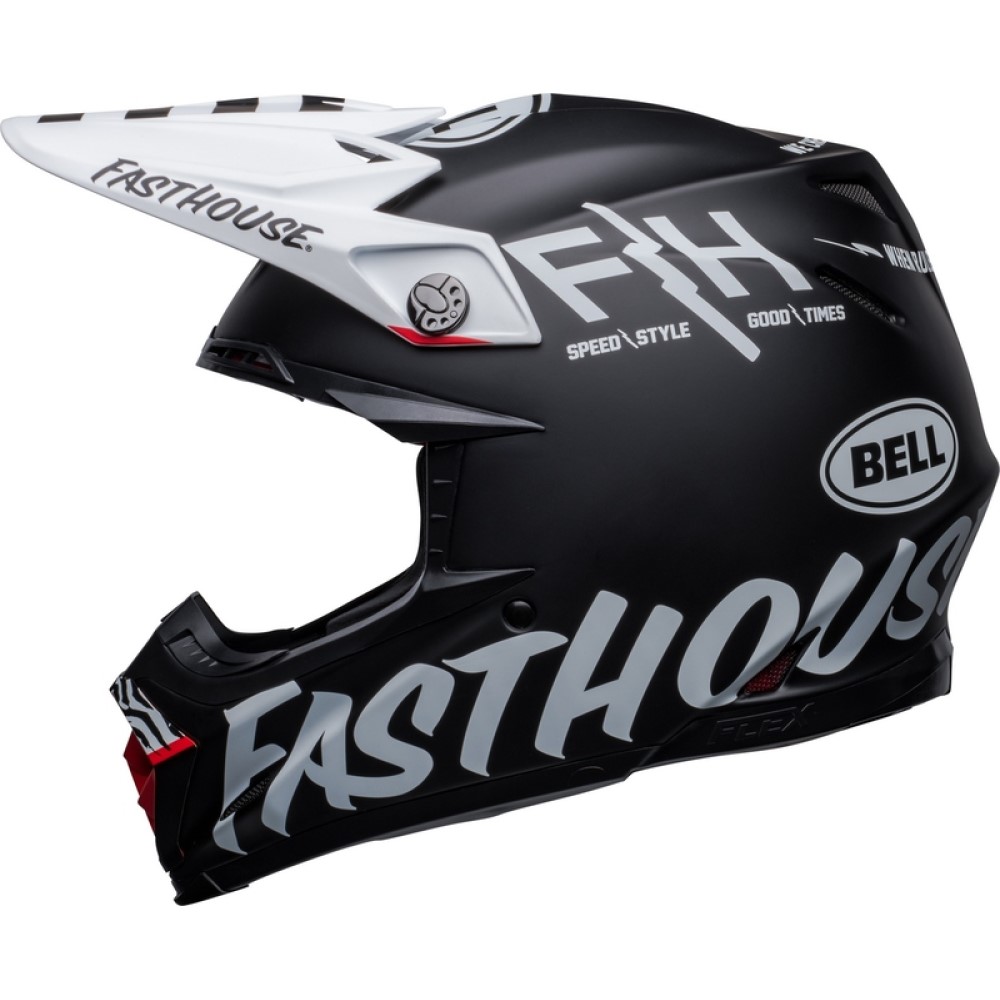 Bell Bell Moto 9S Flex Fasthouse Helmet Crew Matt Black - Thumbnail 6
