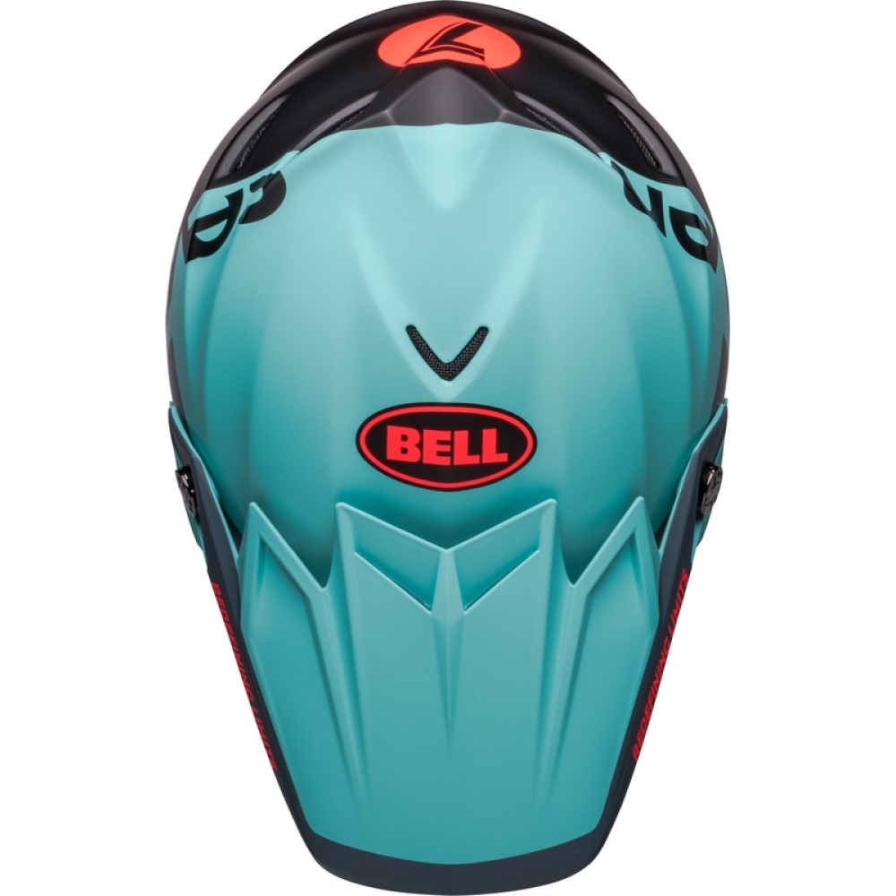 Bell Bell Moto 9S Flex Seven Vanguard Helmet Matt Aqua Black - Thumbnail 2