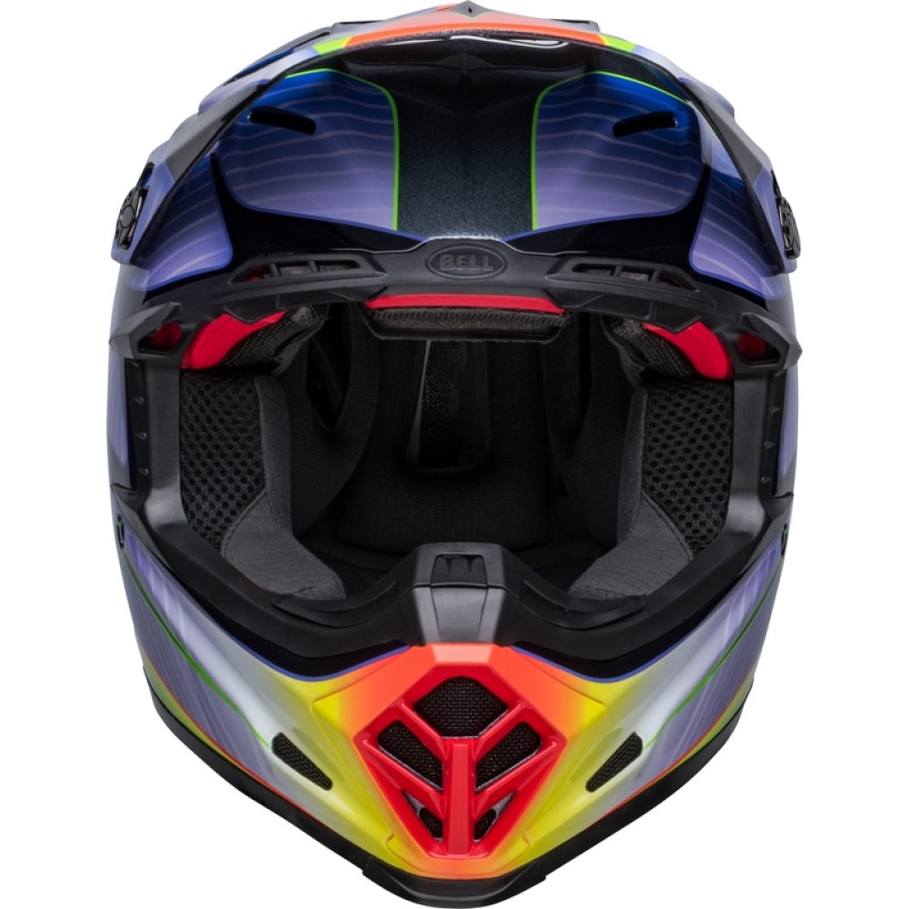 Bell Bell Moto 9S Flex Helmet Pro Circuit 23 Silver Metallic Flake - Thumbnail 7