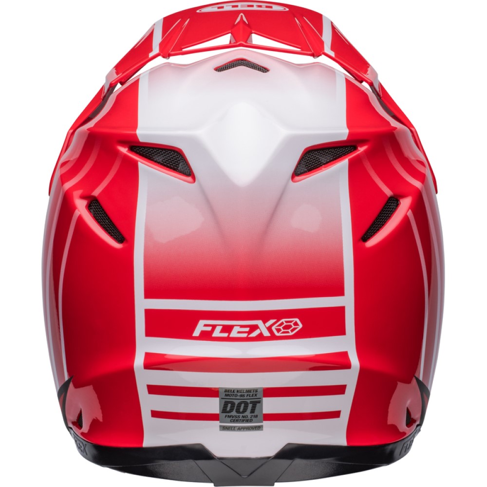 Moto-9S Flex Sprint Helmet Matt Gloss Red Black