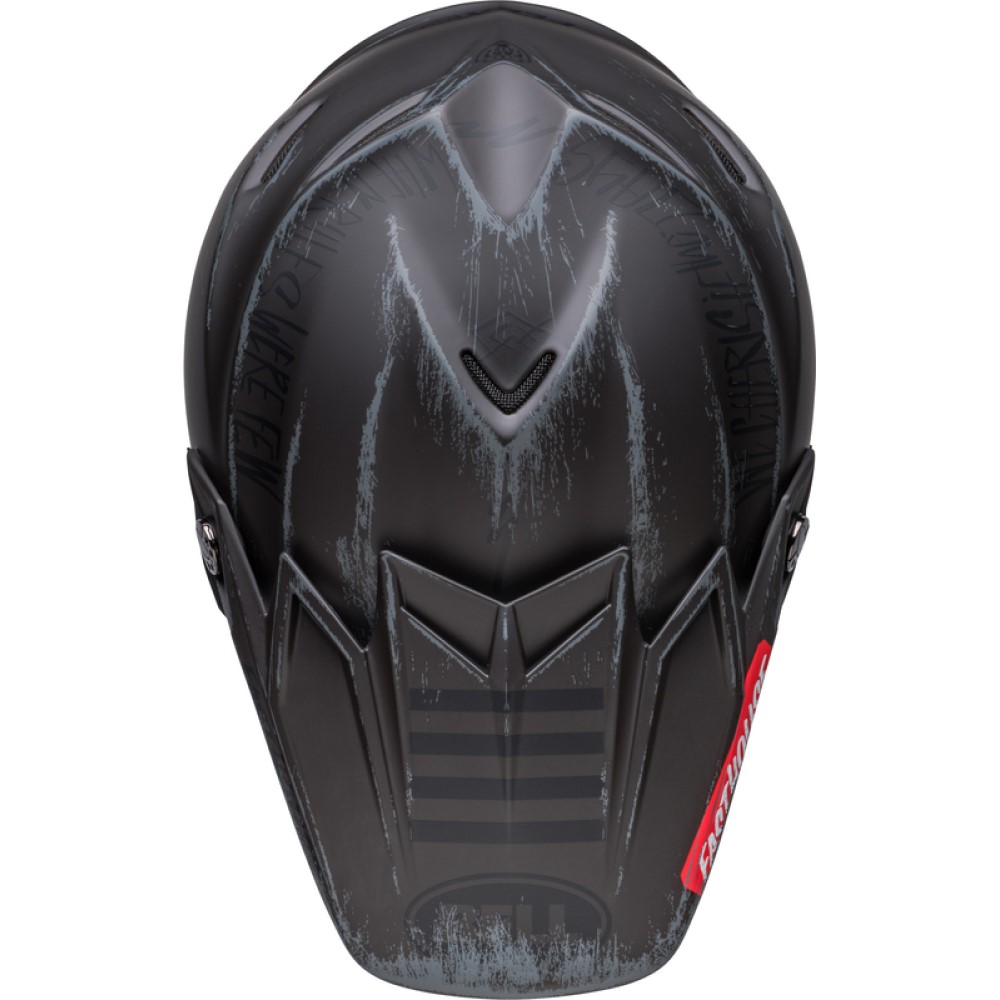 Bell Bell Moto 9S Flex Helmet Fasthouse Mojave Matt Black Grey - Thumbnail 9