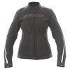 Dainese Hydra Flux Ladies Black White Textile Motorcycle Jacket Front                                                                                                                                                                                          