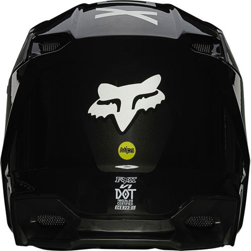 Fox V1 Revn Helmet Black White Size: XS