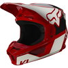 Fox V1 Revn Helmet Flame Red Size: S