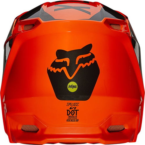 Fox V1 Revn Helmet Flo Orange Size: S