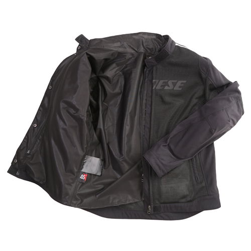 Dainese Hydra Flux Ladies Black White Textile Motorcycle Jacket Inside                                                                                                                                                                                         