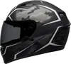 Bell Bell Qualifier STD Stealth Helmet Matt Black White - Thumbnail 2