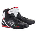 Faster 3 Shoes Black White Red