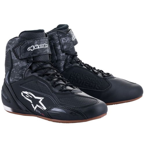 Alpinestars Faster-3 Shoes Black Dark Grey Gum