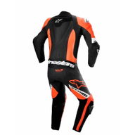 Missile V2 Ward Leather Suit Black Red Fluo White