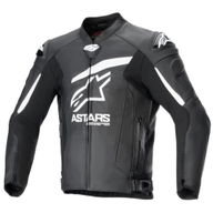 GP Plus R V4 Airflow Leather Jacket Black White