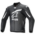 GP Plus R V4 Airflow Leather Jacket Black White