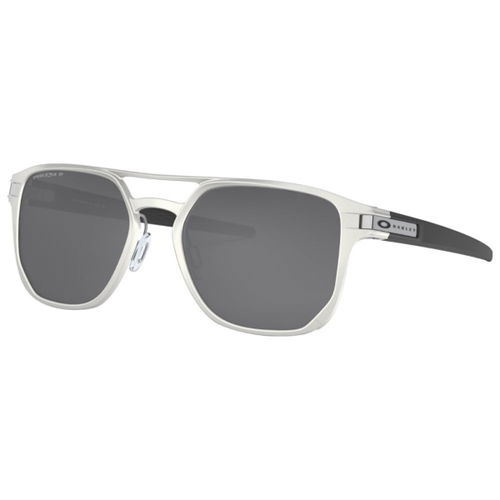 Latch Alpha Sunglasses - Matte Silver/Prizm Black lens