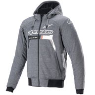 Chrome Ignition Hoodie Melange Dark Grey White