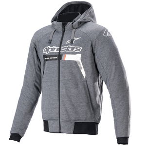 Alpinestars Chrome Ignition Hoodie Melange Dark Grey White