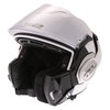LS2 FF399 Valiant Single White Flip Front Motorcycle Helmet Flip Front Open                                                                                                                                                                                    