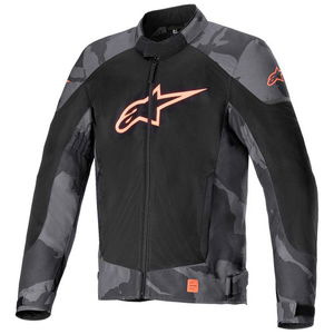 Alpinestars T-SP X Superair Jacket Grey Camo Red Fluo