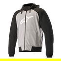 Chrome Sport Hoodie Melange Grey Black