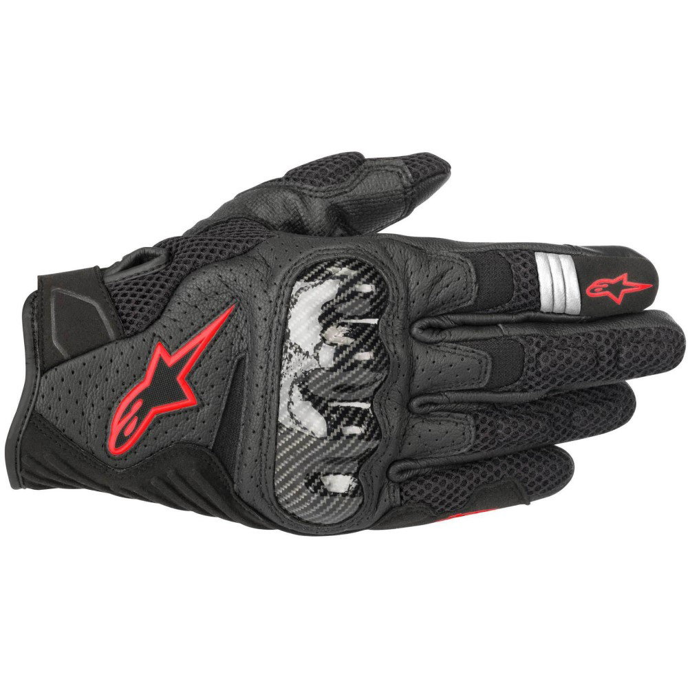SMX-1 Air V2 Gloves Black Red Fluo