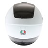 AGV Sport Modular Gloss Carbon White Flip Front Motorcycle Helmet Back                                                                                                                                                                                         