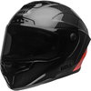 Bell Bell Race Star Flex DLX Helmet Lux MG Black Red - Thumbnail 1