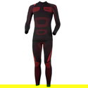 Thermal Long Johns & Vest Black Red
