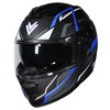 Frank Thomas Frank Thomas DV24 Flip Front Helmet Matt Black Blue - Thumbnail 1